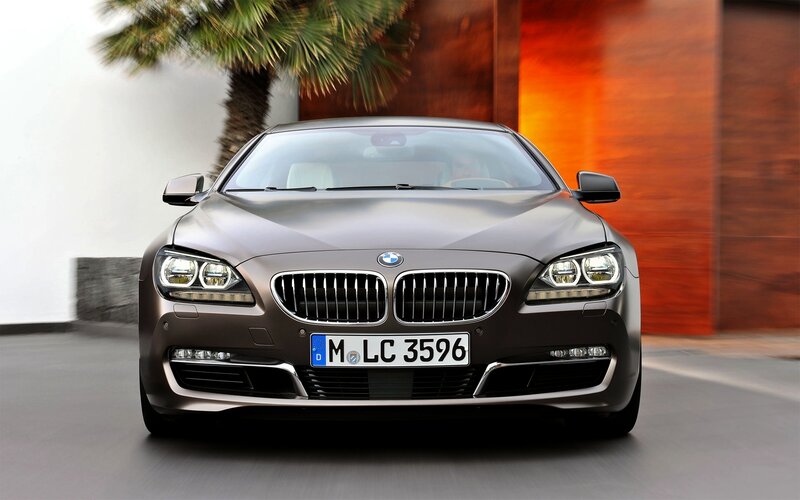 Gray Bmw Coupe — Dramatic, Afternoon, Photograph