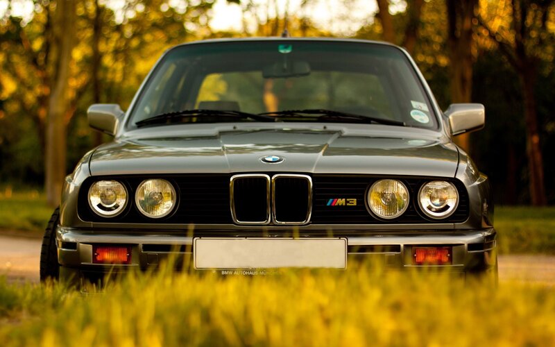 Gray BMW M3 Car — Yellow