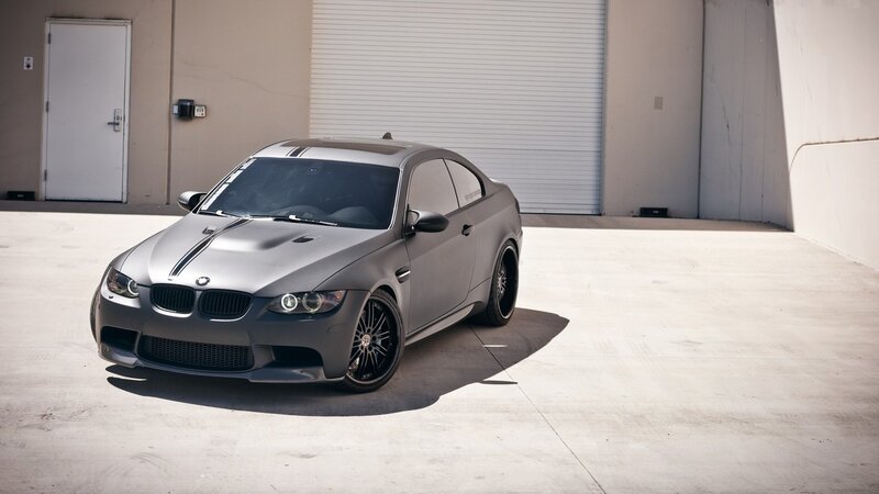 Gray BMW M3 Coupe — Dramatic, Afternoon, Photograph, Car