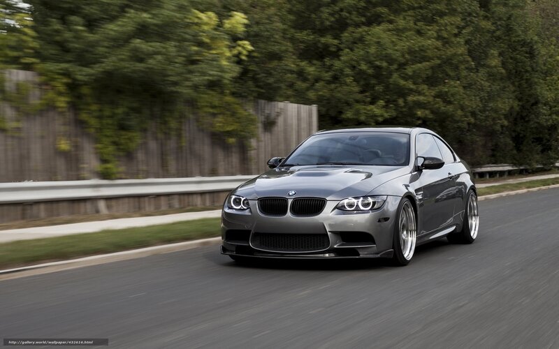 Gray BMW M3 Coupe — Dynamic