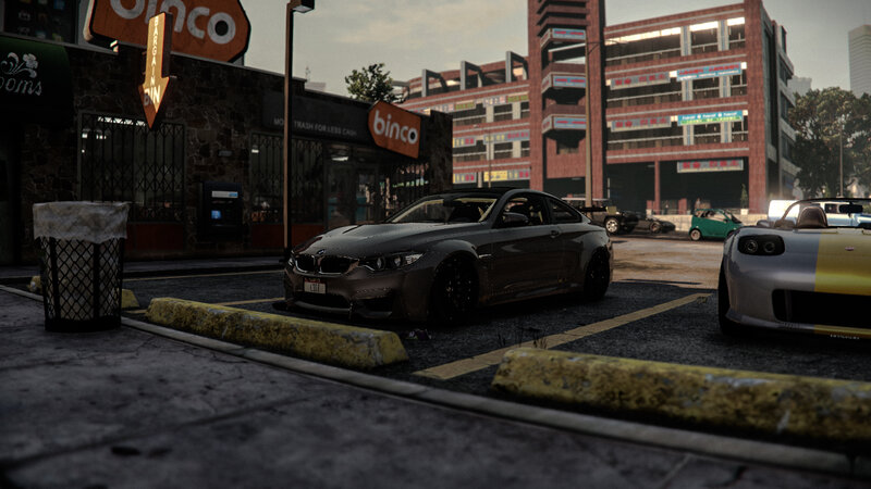 Gray Bmw M4 in Parking Lot