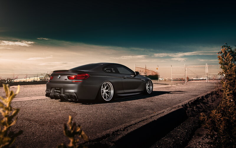 Gray BMW M6 Coupe — Dramatic