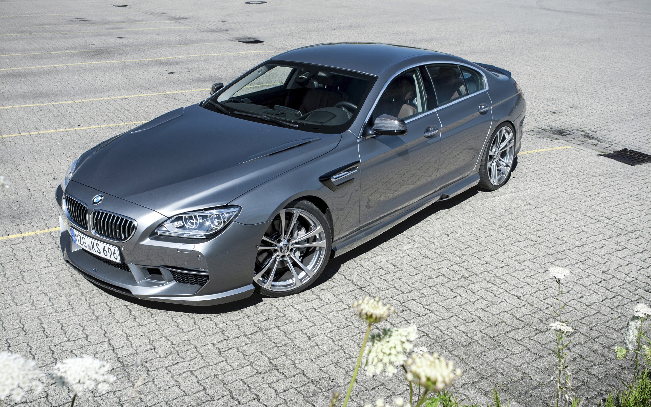 gray bmw m6 sedan