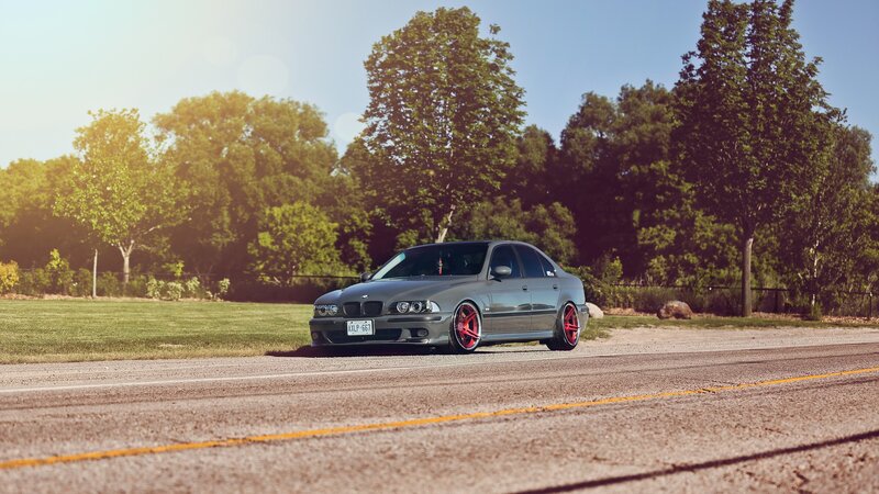 gray bmw on a road
