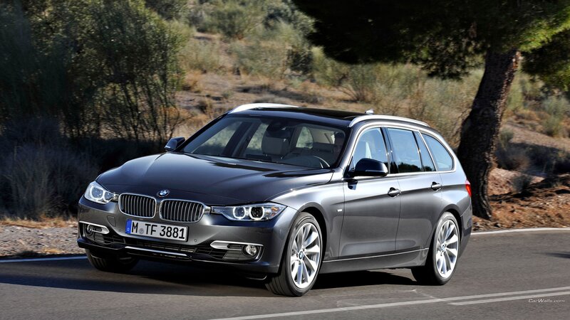 Gray Bmw Station Wagon — Calm
