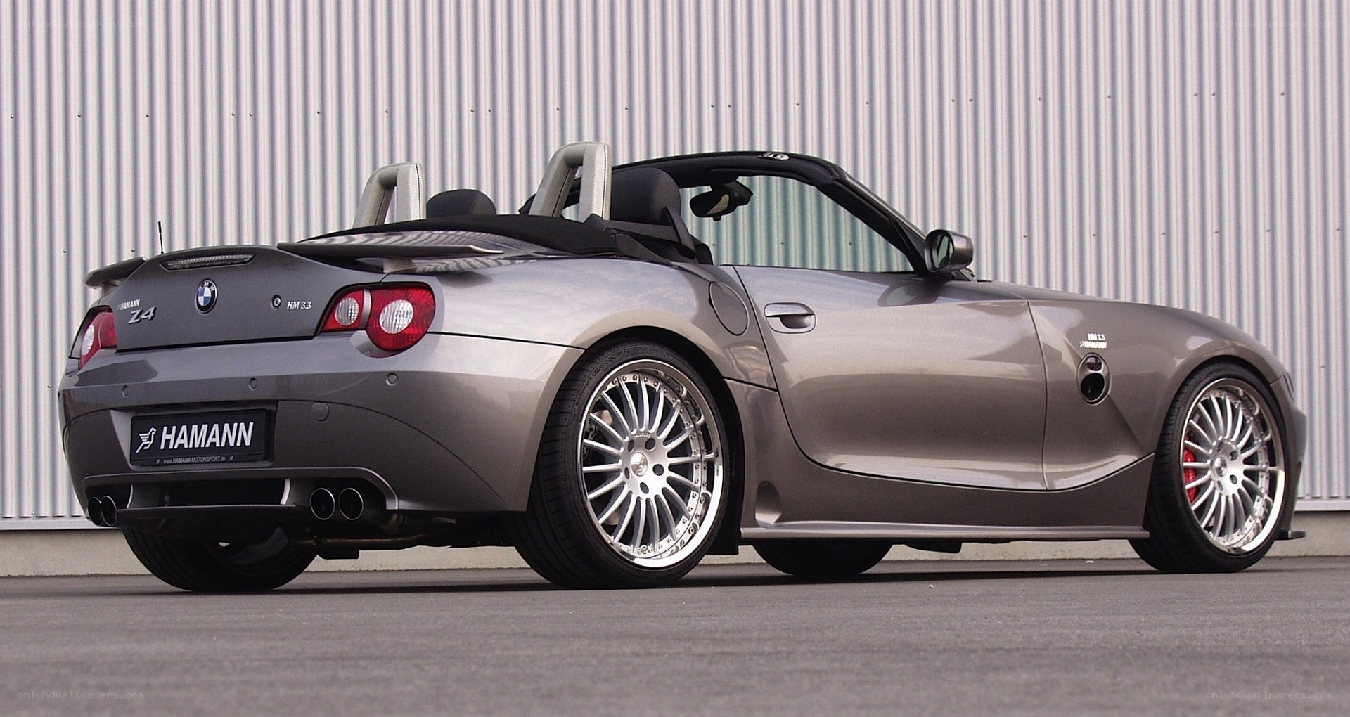 Gray BMW Z4 Convertible
