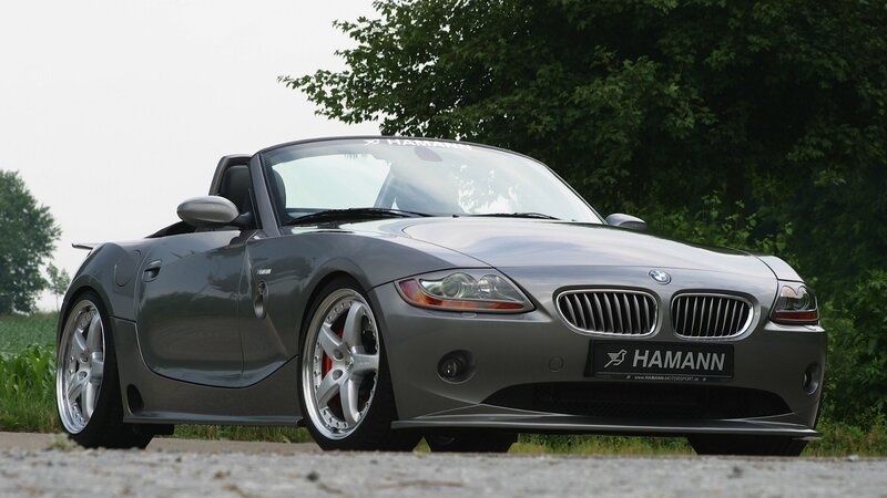gray bmw z4 convertible