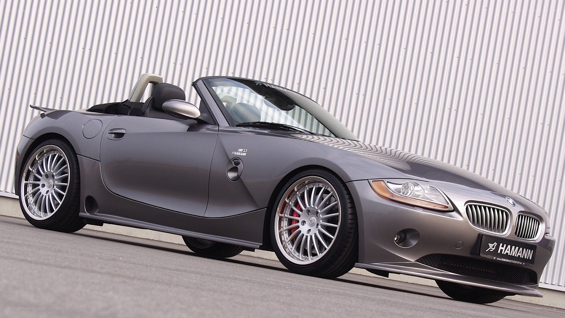 gray bmw z4 convertible
