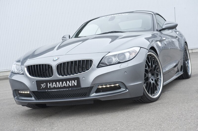 Gray BMW Z4 with Hamann modifications
