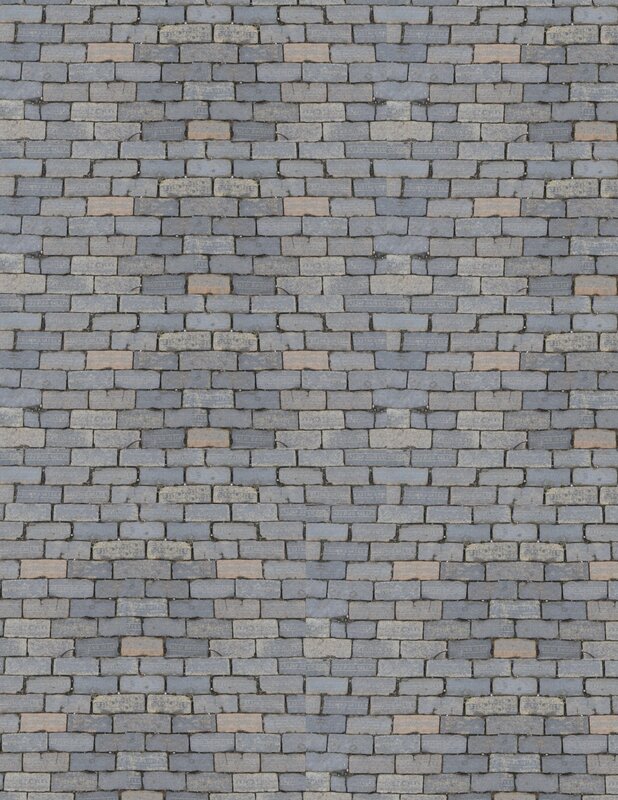 Gray Brick Wall — Neutral, Photograph