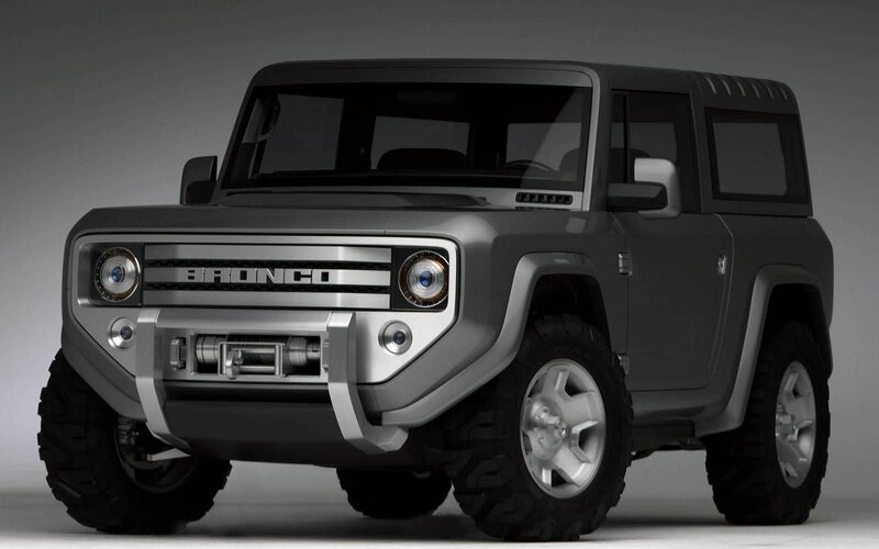 Gray Bronco Concept Vehicle
