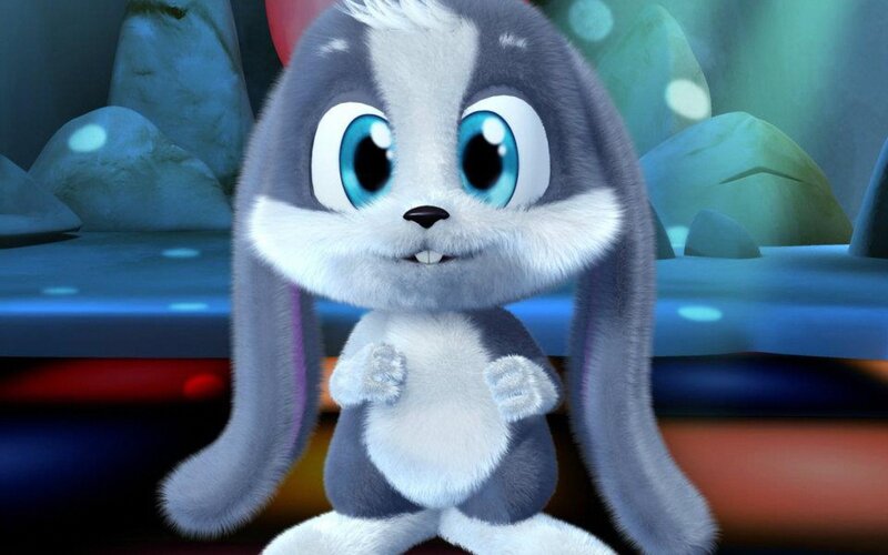Gray Bunny Character