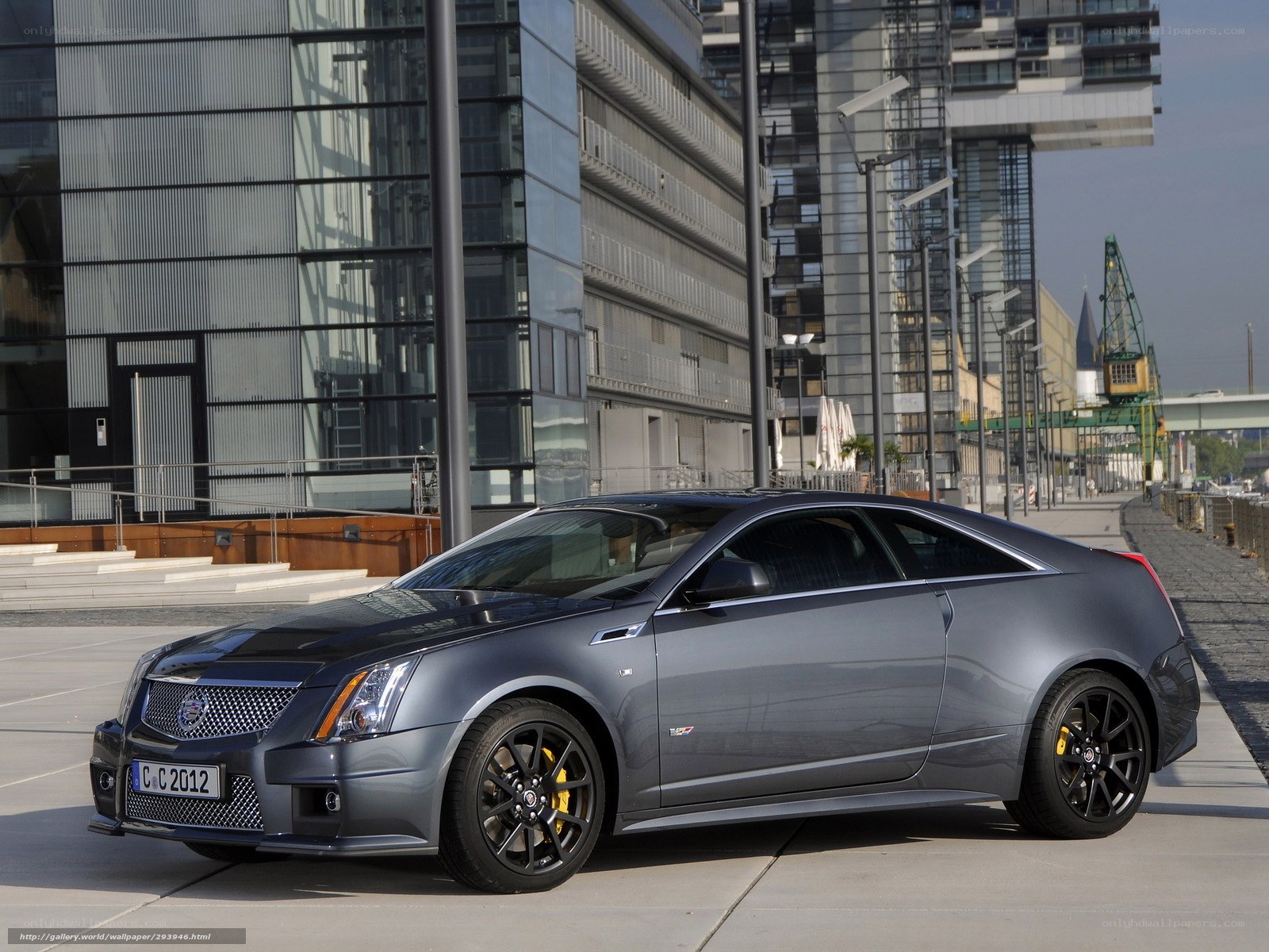 Gray Cadillac CTS-V Coupe