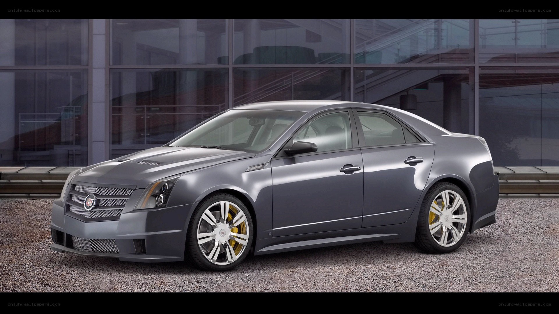 gray cadillac sedan