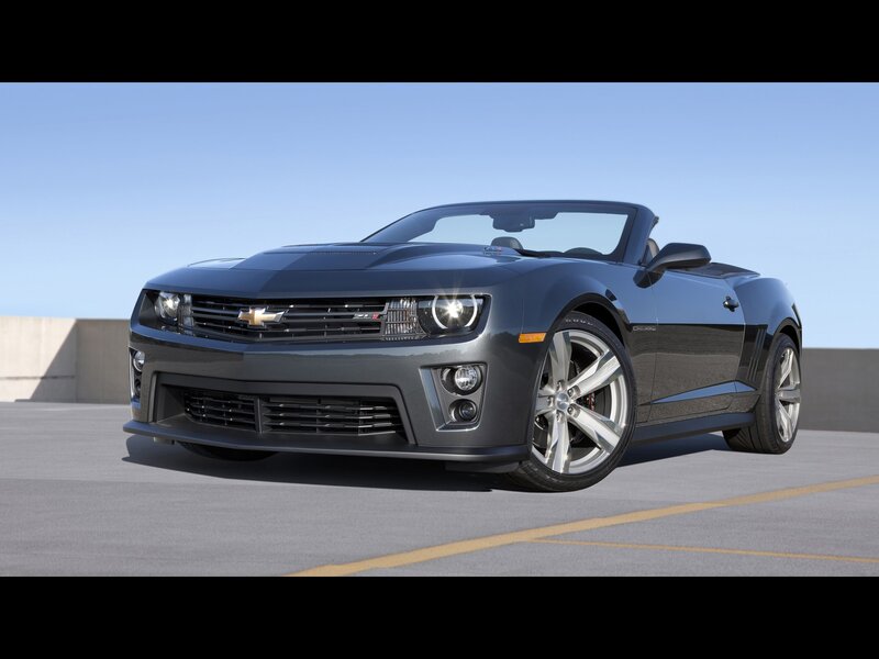 Gray Camaro Convertible