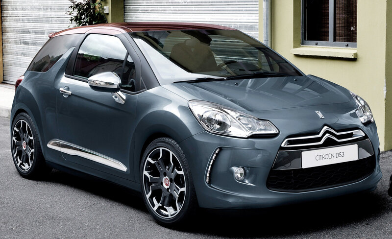 Gray Citroën DS3 parked outside