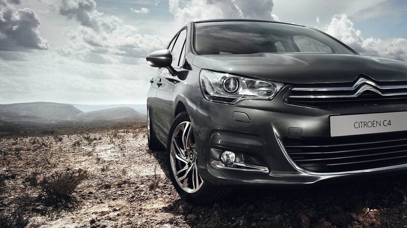 Gray Citroen C4 Car — Dramatic