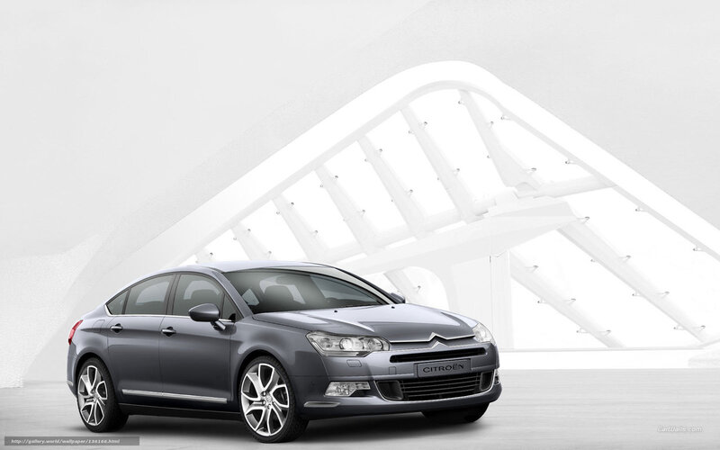 Gray Citroen C5 sedan