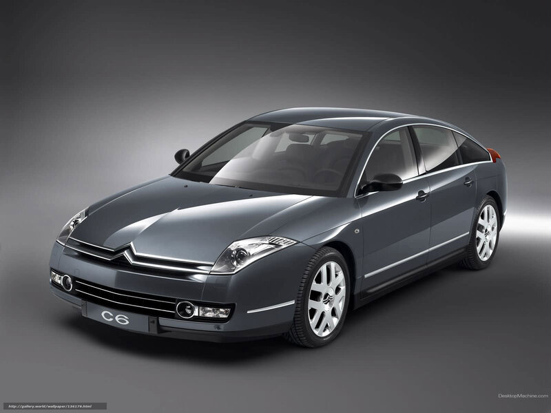 Gray Citroen C6 Sedan