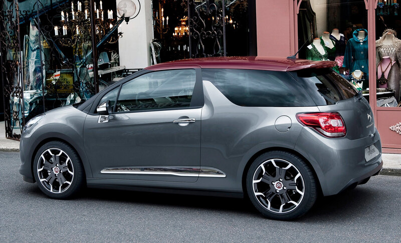 gray citroen ds3 parked on street