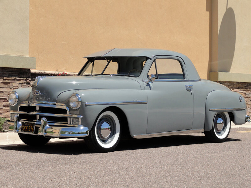 Gray Classic Car — Calm, Afternoon