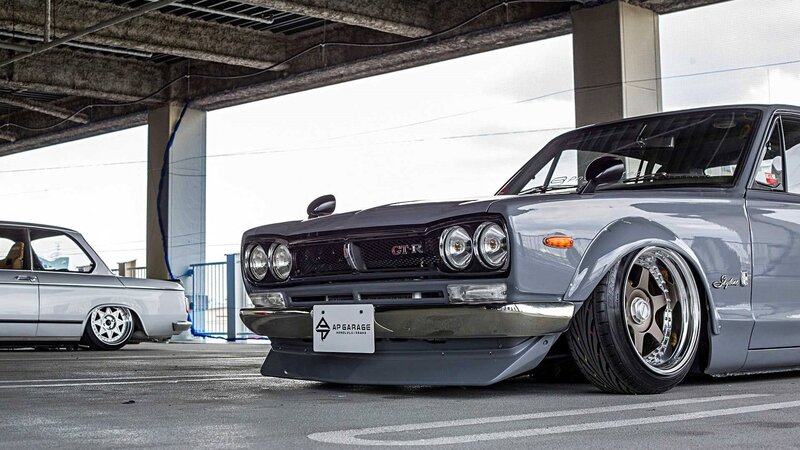 Gray Classic Car — Dramatic
