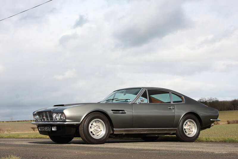 gray classic coupe car