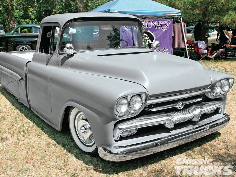Gray Classic Pickup Truck — Outdoor