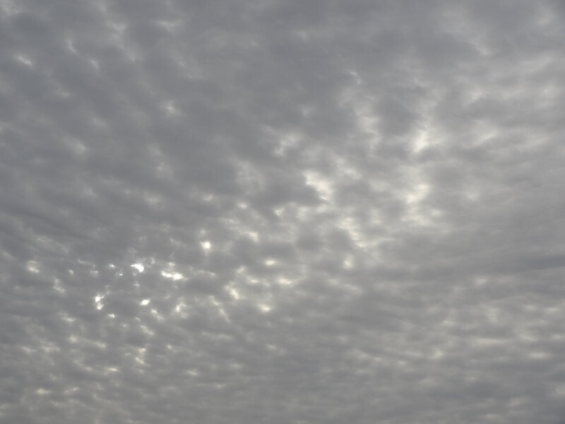 Gray Clouds in Sky