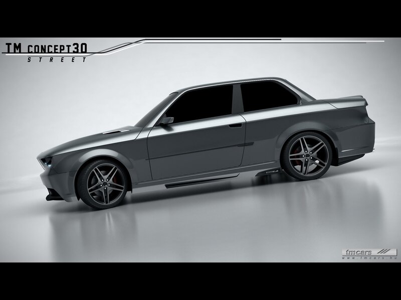 Gray Concept Car — Neutral, 3d Render