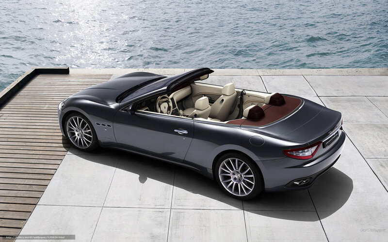 Gray Convertible Car — Serene, Afternoon, Photograph, Dock