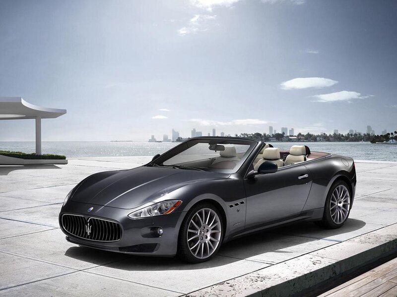 Gray Convertible Car — Serene, Afternoon