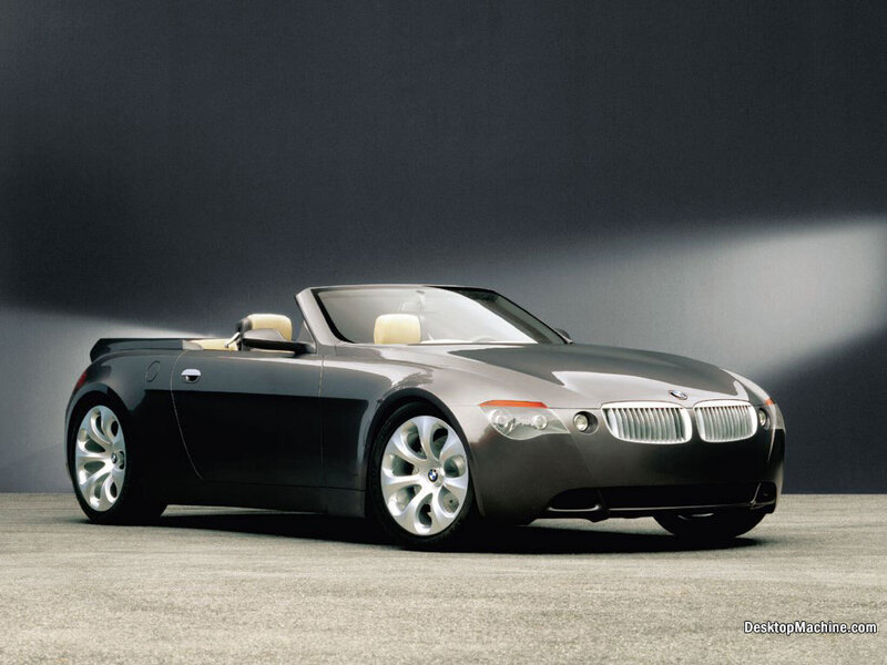 Gray Convertible Concept Car