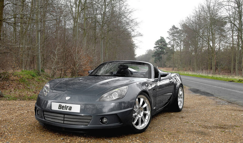 Gray Convertible Sports Car — Calm