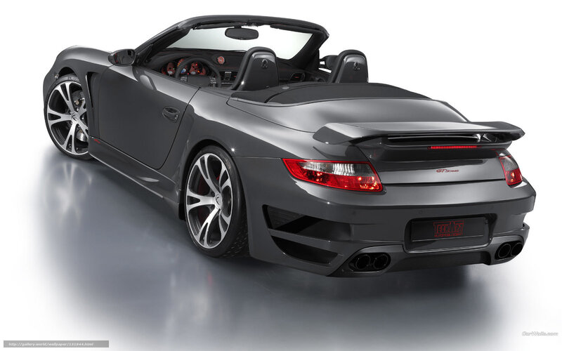 Gray Convertible Sports Car — Dramatic