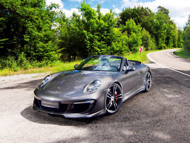 Gray Convertible Sports Car — Serene