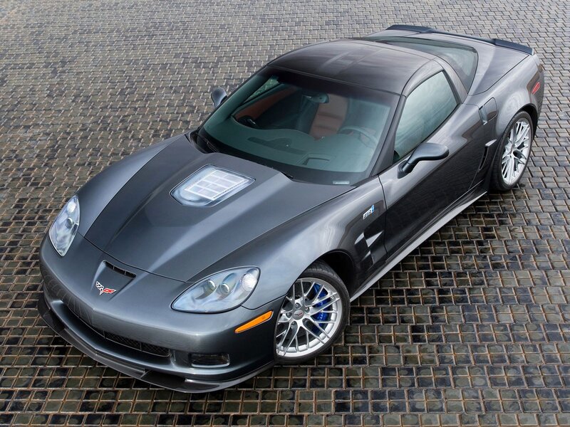 Gray Corvette Zr1 — Neutral, Photograph, Car