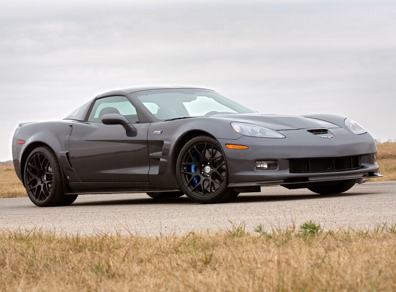 gray corvette zr1 sports car