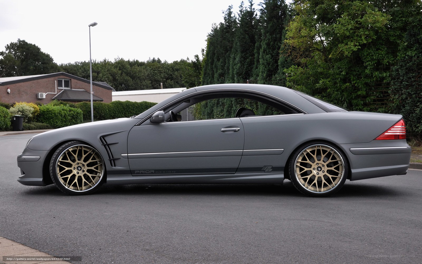 gray coupe car
