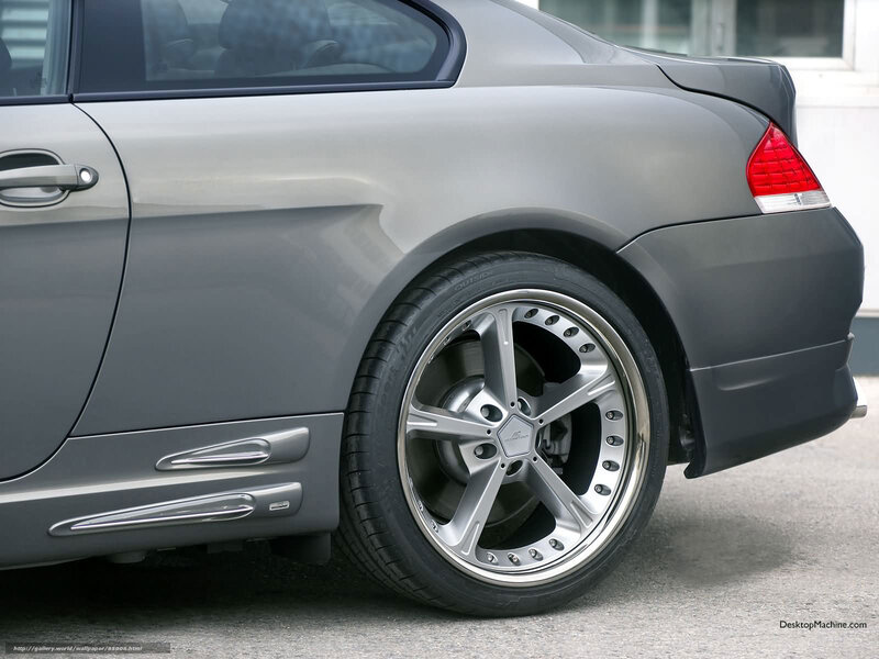 gray coupe with custom wheels