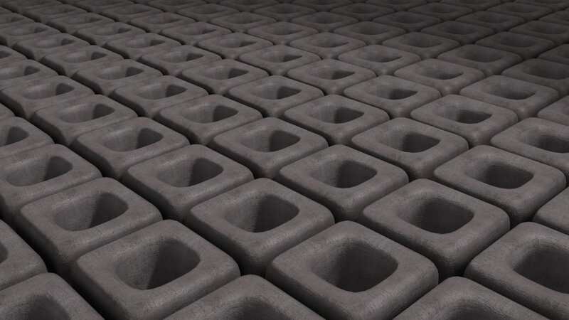 gray cube grid pattern