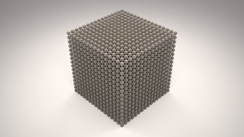 Gray Cube Structure