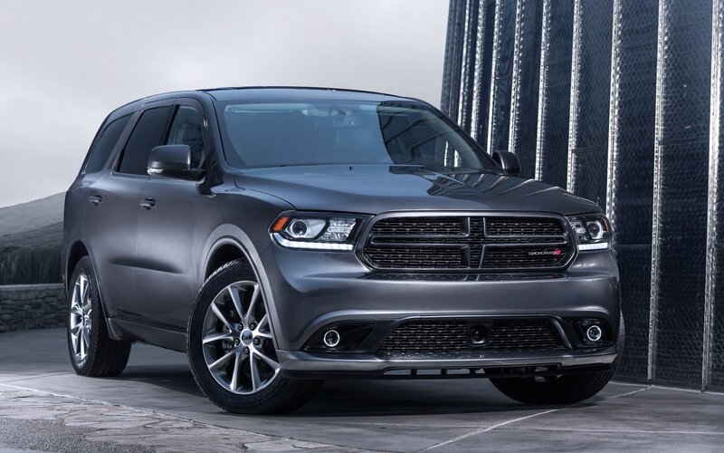 gray dodge durango suv