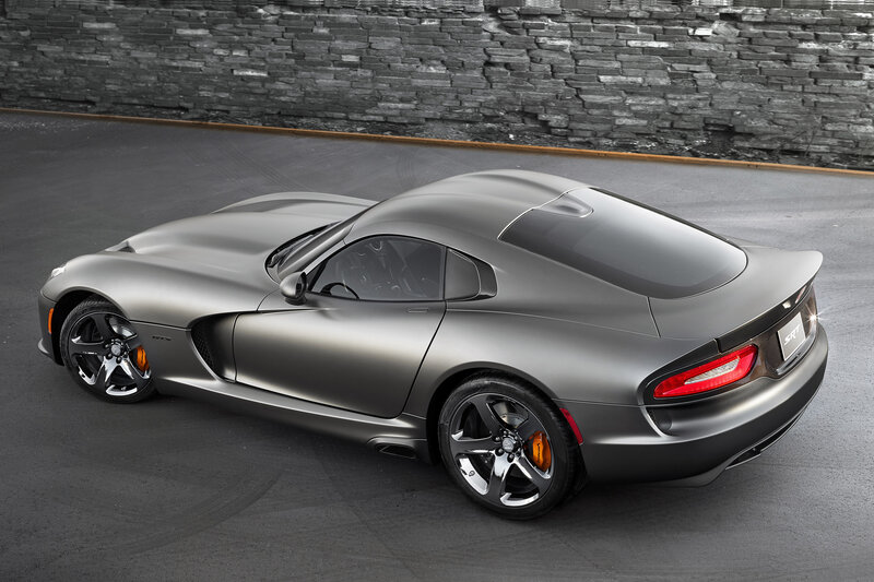 Gray Dodge Viper sports car