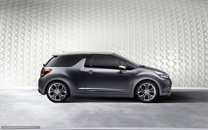Gray DS3 Car Side View