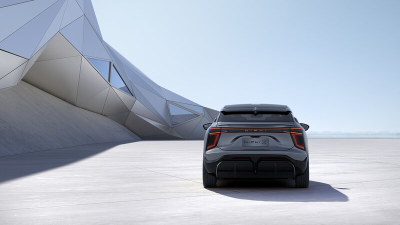 Gray Electric Car