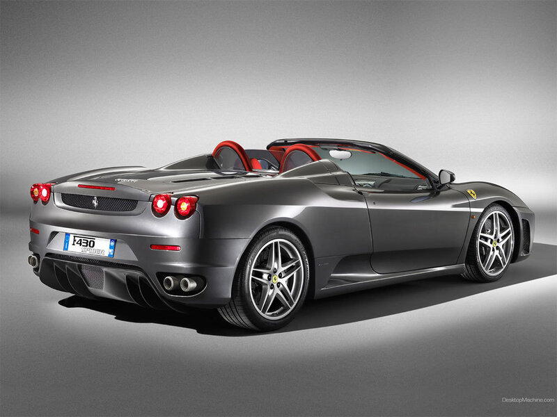 Gray Ferrari 430 Spider