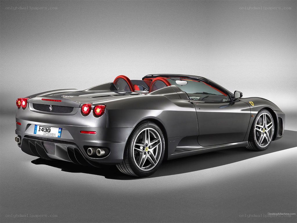 Gray Ferrari 430 Spider