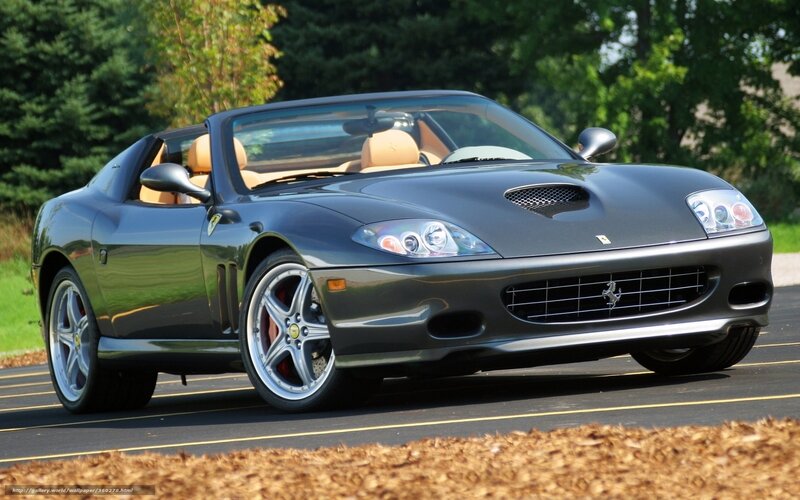 Gray Ferrari Convertible — Calm