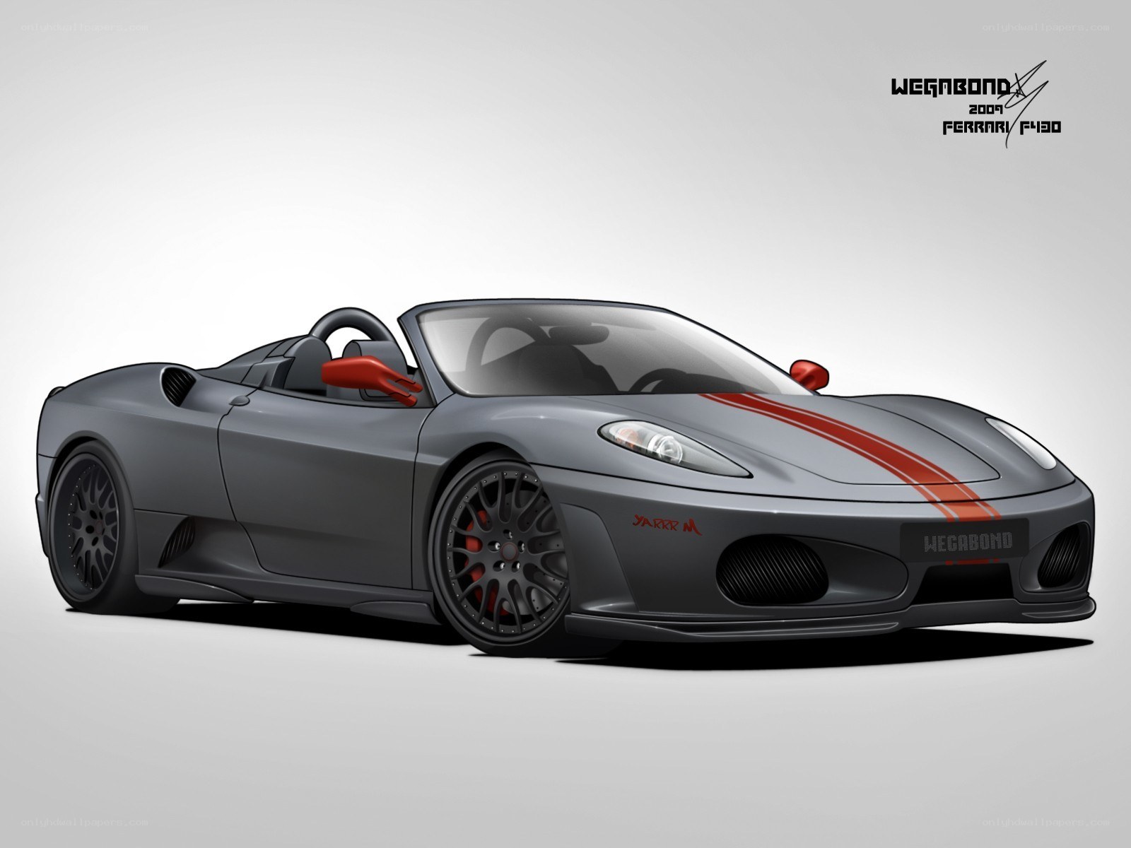 gray ferrari f430 spider
